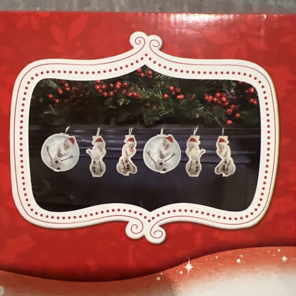 Disney Frozen Olaf Snowman Strand Of 10 Holiday‎ Christmas Lights Decor Battery
